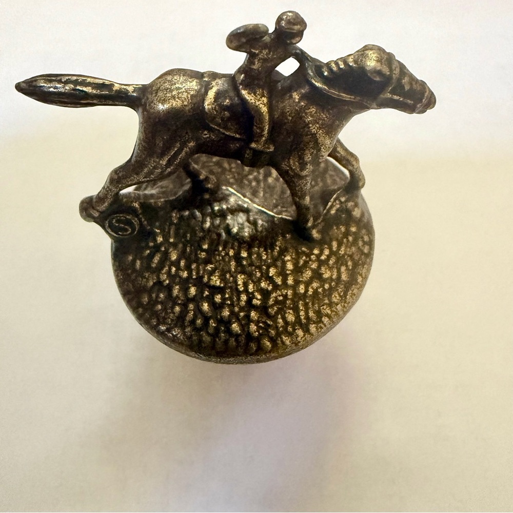 Bronze Horse Rider Decorative Knob